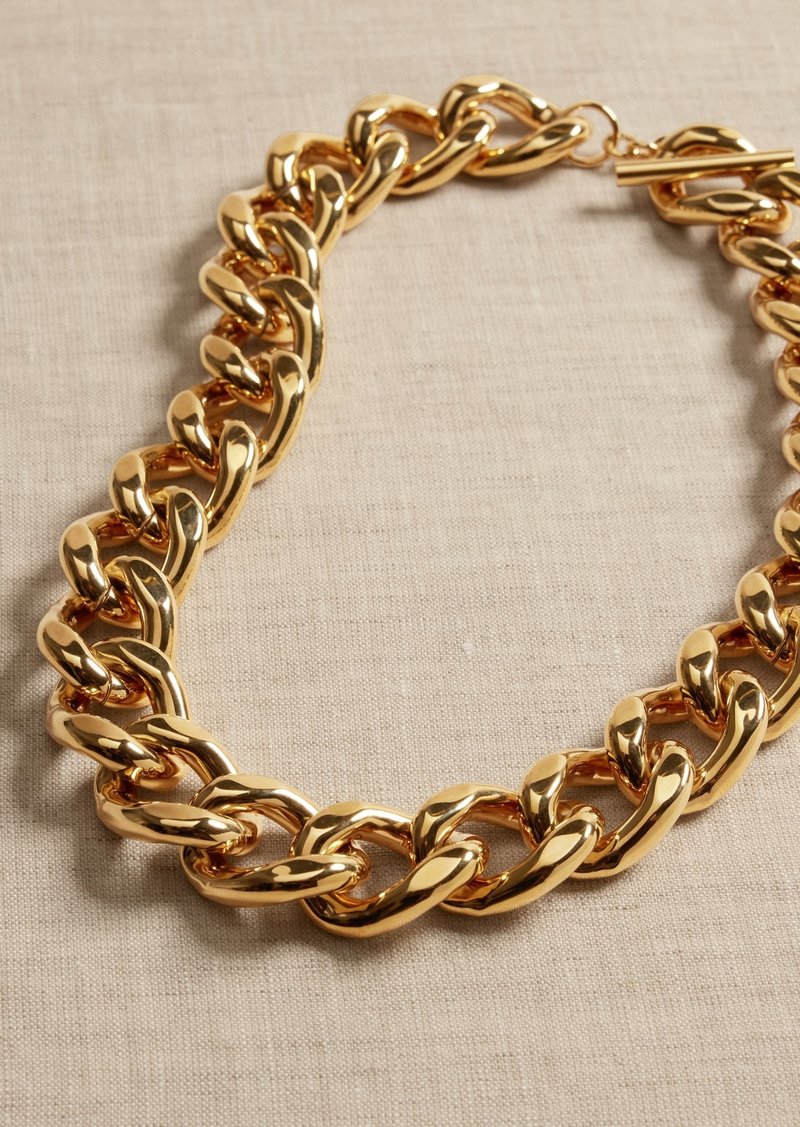 Banana Republic Leggera Jumbo Curb Link Necklace by Aureus + Argent