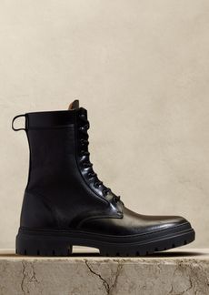 Banana Republic Leo Leather Lace-Up Boot