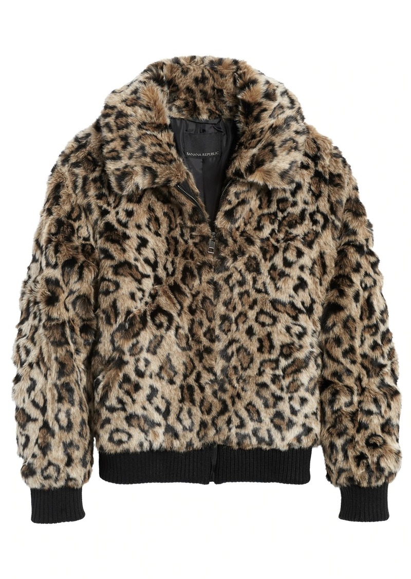 banana republic leopard jacket