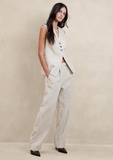 Banana Republic Lina Straight Linen Pant