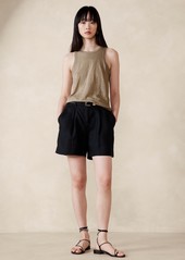 Banana Republic Linen Racer Tank