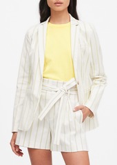 Banana Republic Long & Lean-Fit Stripe Blazer