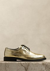 Banana Republic Luisa Metallic Leather Oxford