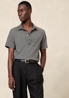 Banana Republic Luxury-Touch Pique Polo Shirt