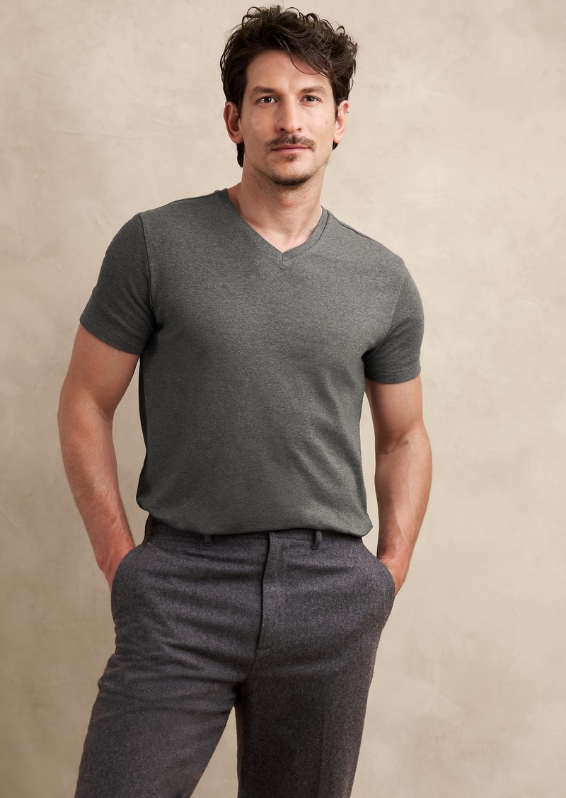 Banana Republic Luxury-Touch V-Neck T-Shirt