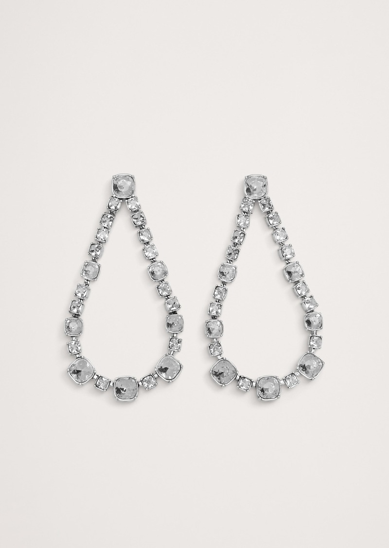 Banana Republic Maxima Rhinestone Teardrop Earrings by Aureus + Argent