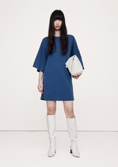 Banana Republic Merino Flutter-Sleeve Mini Sweater Dress