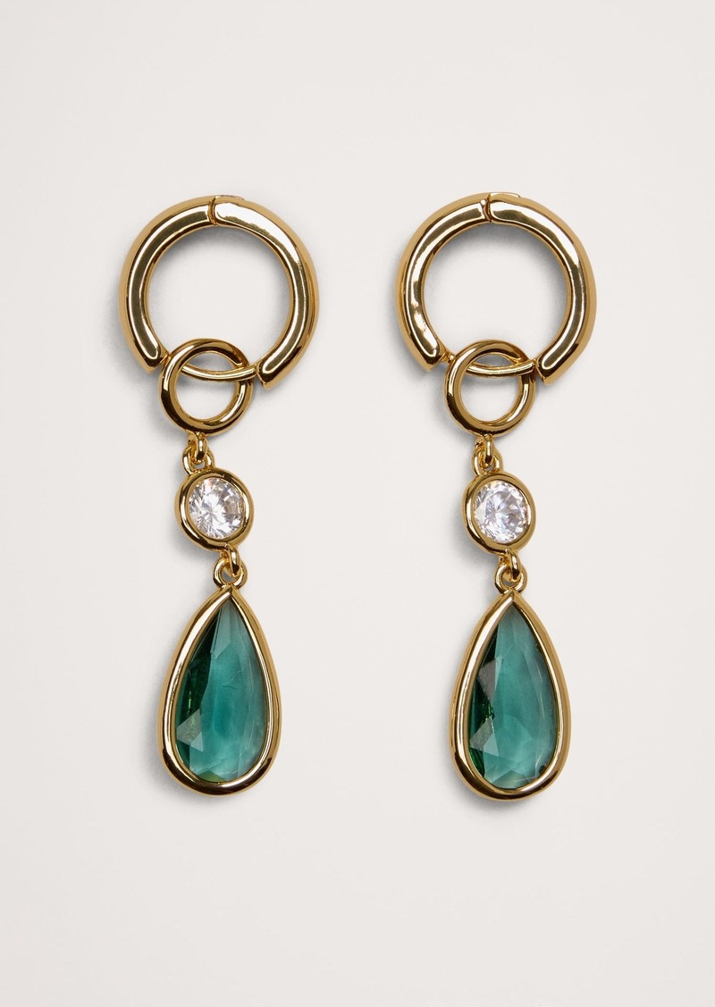 Banana Republic Mermaid Teardrop Drop Earrings by Aureus + Argent