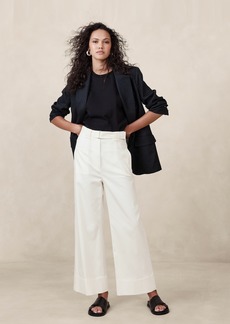 Banana Republic Oceanside Wide-Leg Cropped Pant