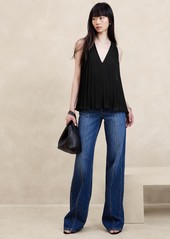 Banana Republic Odetta Pleated Top