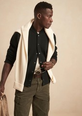 Banana Republic Varsity Sweater Jacket