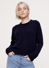 Banana Republic Oversized Midweight Cashmere Crew-Neck Sweater