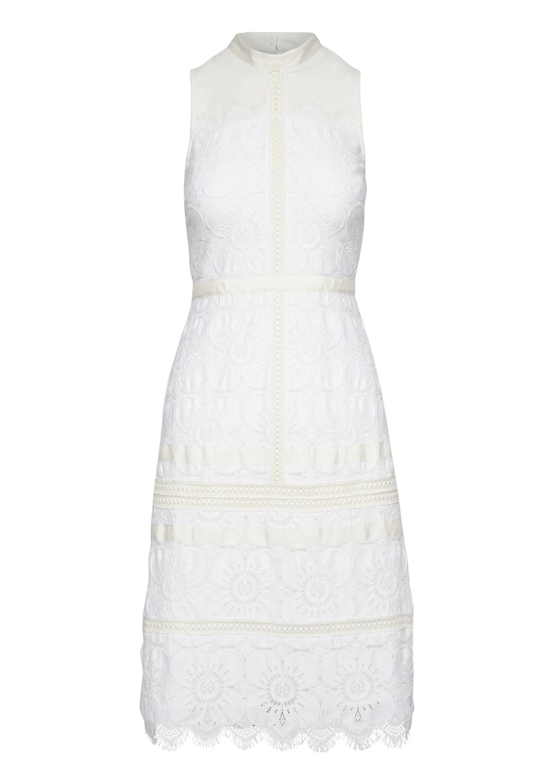 lace midi dress banana republic