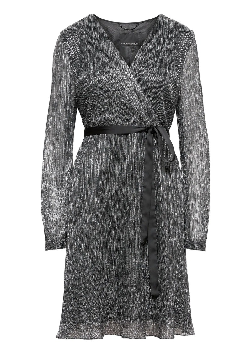 banana republic faux wrap dress