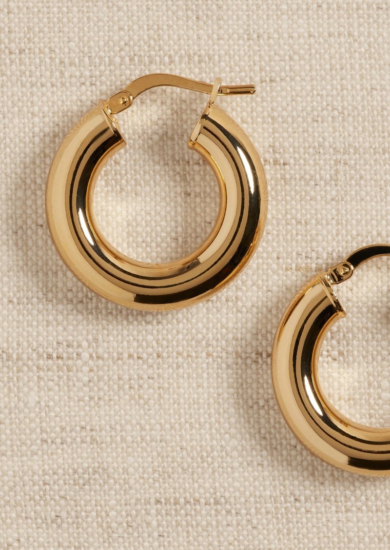 Banana Republic Ravena Mini Round Hoops by Aureus + Argent