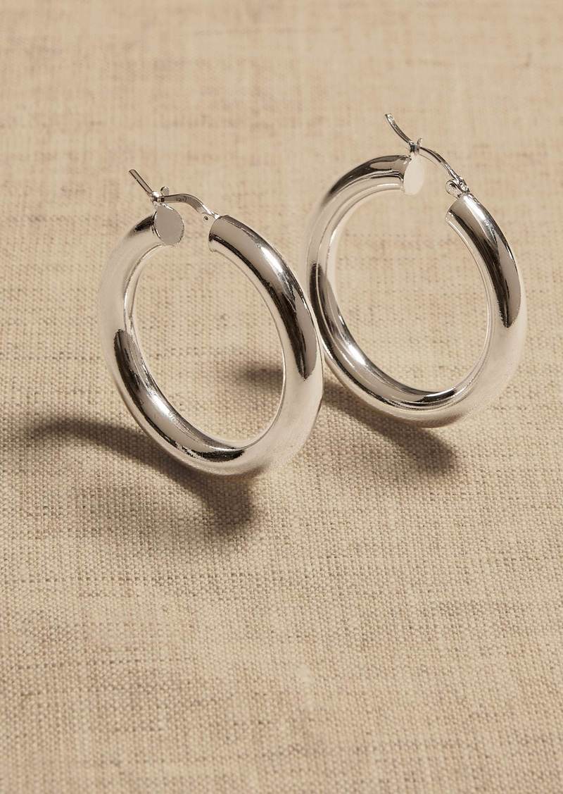 Banana Republic Ravena Small Hoop Earrings by Aureus + Argent