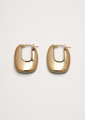 Banana Republic Ravena U-Profile Earrings Aureus + Argent