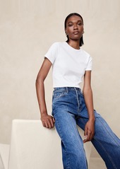 Banana Republic Refined Shrunken Crop T-Shirt