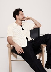 Banana Republic Ribbed Modal-Cotton Resort Shirt