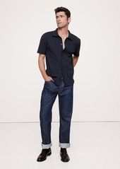 Banana Republic Ribbed Modal-Cotton Resort Shirt