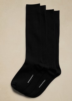 Banana Republic Ribbed Trouser Sock 2-Pack