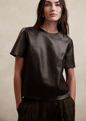 Banana Republic Rogue Leather T-Shirt