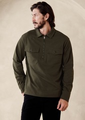 Banana Republic Rugged Cotton Half-Zip