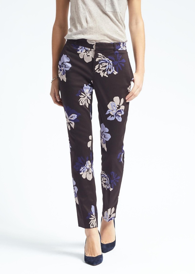 Banana Republic Ryan-Fit Floral Sateen Pant | Bottoms