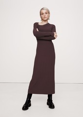 Banana Republic Sculpted Slash-Neck Midi Dress