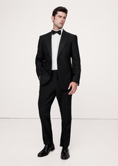 Banana Republic Slim Poplin Tuxedo Shirt