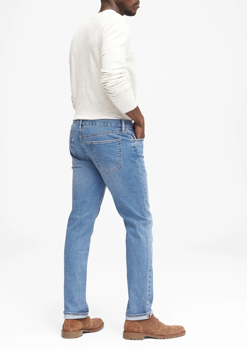 straight rapid movement denim jean