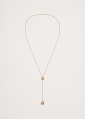 Banana Republic Spheres Y Necklace Aureus + Argent