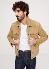 Banana Republic Suede Trucker Jacket