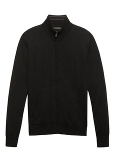 Banana Republic SUPIMA® Cotton Full-Zip Sweater Jacket