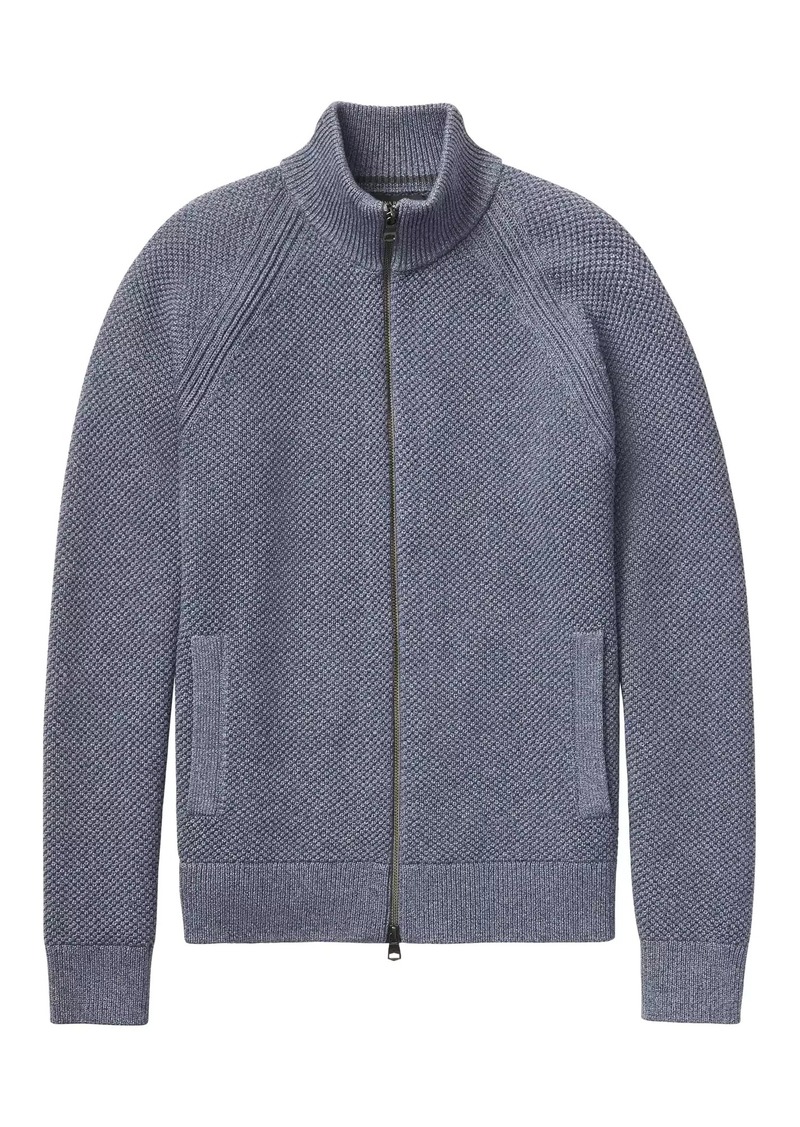 banana republic zip up sweater