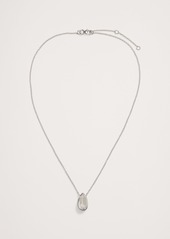 Banana Republic Teardrop Crystal Pendant Necklace Aureus + Argent