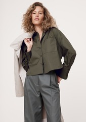 Banana Republic The Boxy Crop Shirt