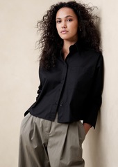 Banana Republic The Boxy Crop Shirt