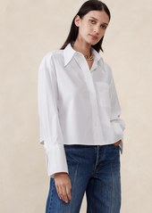 Banana Republic The Boxy Crop Shirt