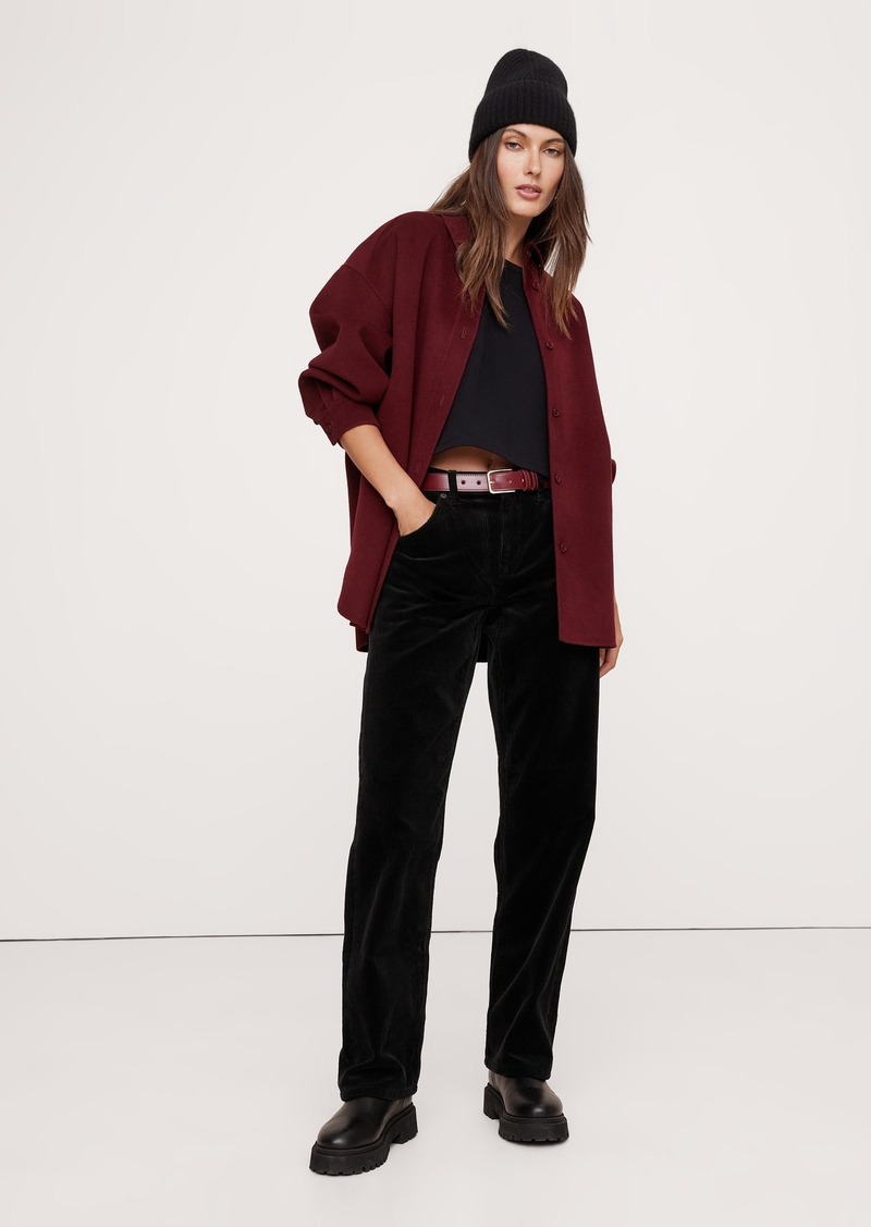 Banana Republic The Slouchy Straight Corduroy Pant