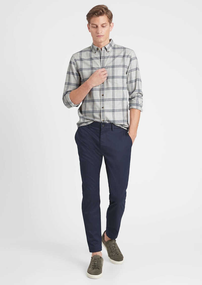 banana republic untucked slim fit