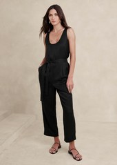 Banana Republic Viscose-Linen Jumpsuit