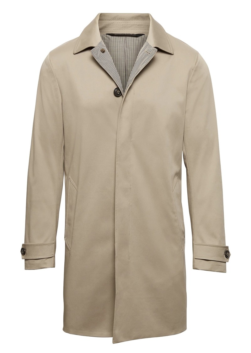 banana republic water resistant mac jacket