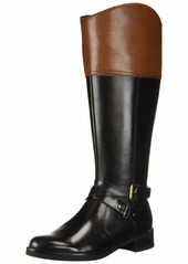 Bandolino Footwear Women's Jimani Wide Calf Knee High Boot Luggage/Black  M US