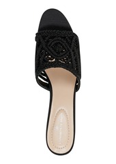 Bandolino Women's Andrrea Espadrille Crochet Wedge Sandals - Black