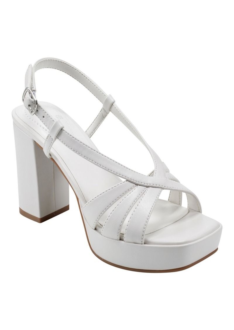 Bandolino Women's Brie Platform Strappy Dress Sandals - Cream