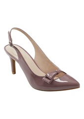 Bandolino Women's Gelli Bow Detail Slim Heel Dress Pumps - Blush Patent