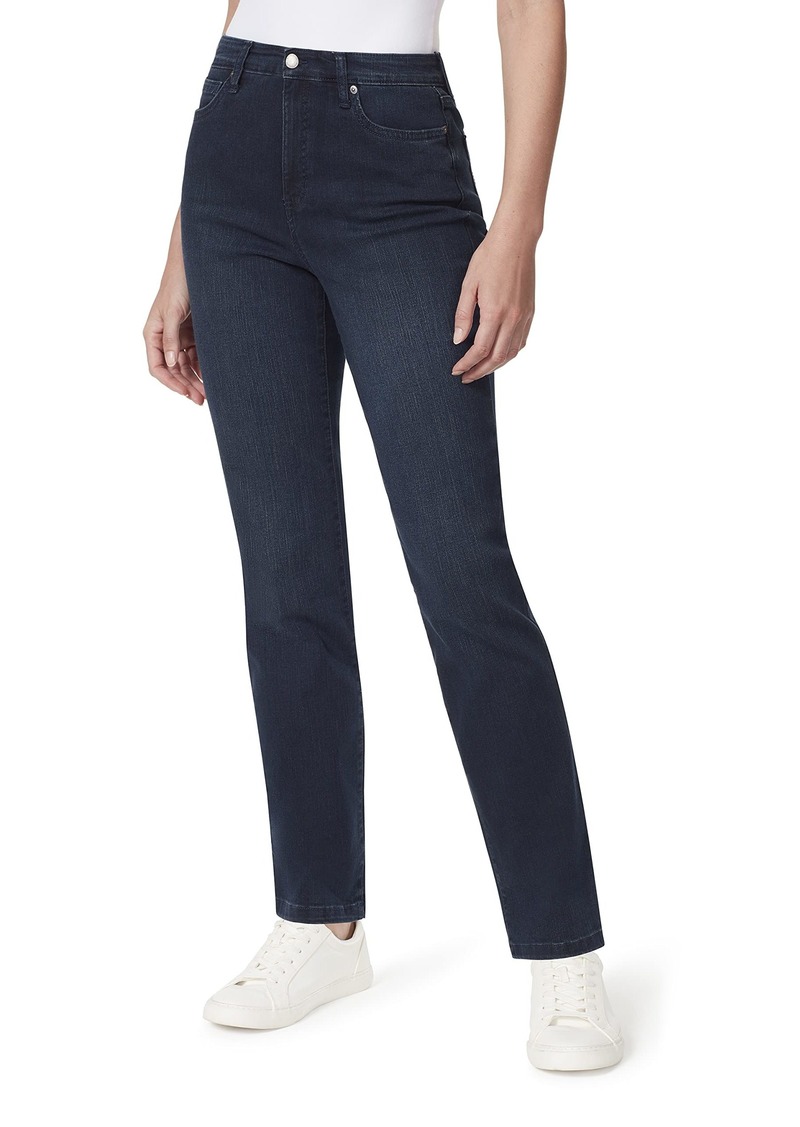 Bandolino Women's Mandie Signature Fit High Rise Straight Leg Jean   Regular