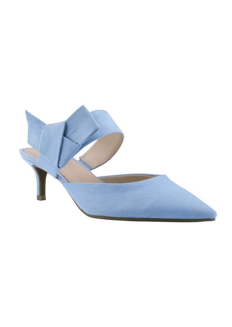 Bandolino Women's Millie Pointed Toe Heeled Mules - Light Blue