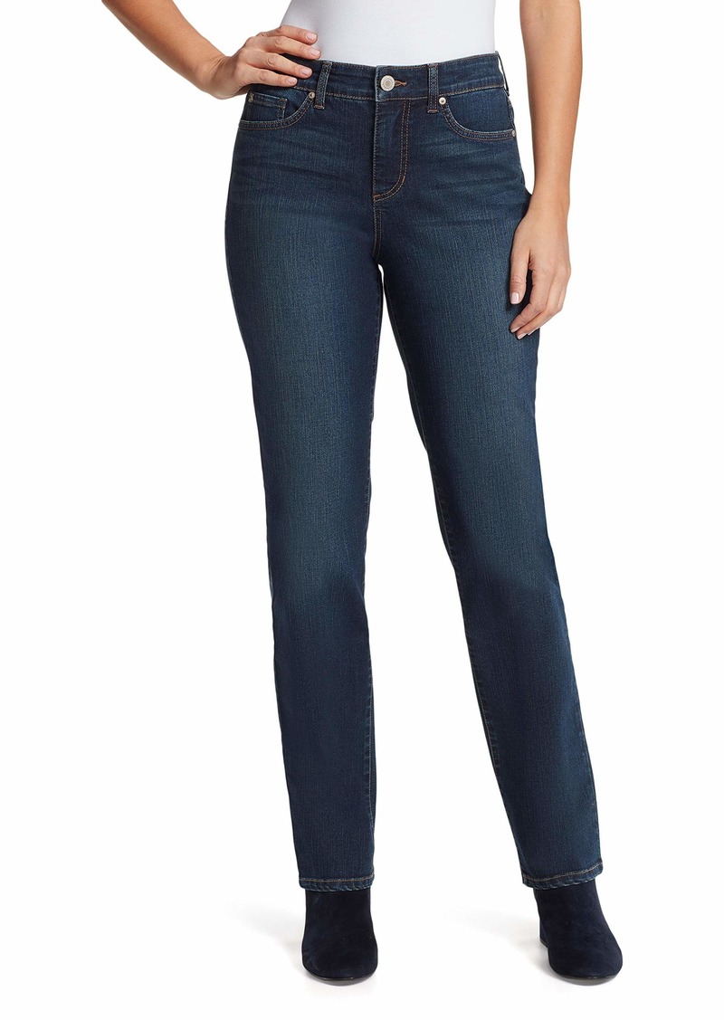 Bandolino Women's Mandie Signature Fit High Rise Straight Jean